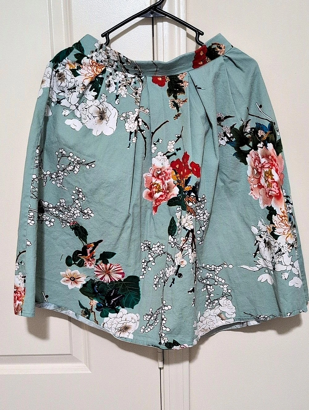 Floral High-Waisted Skirt